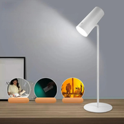 Moktan Sabai Sunset Eye Protection Table Lamp USB Touch Dimming Reading Light for Bedroom Desk white