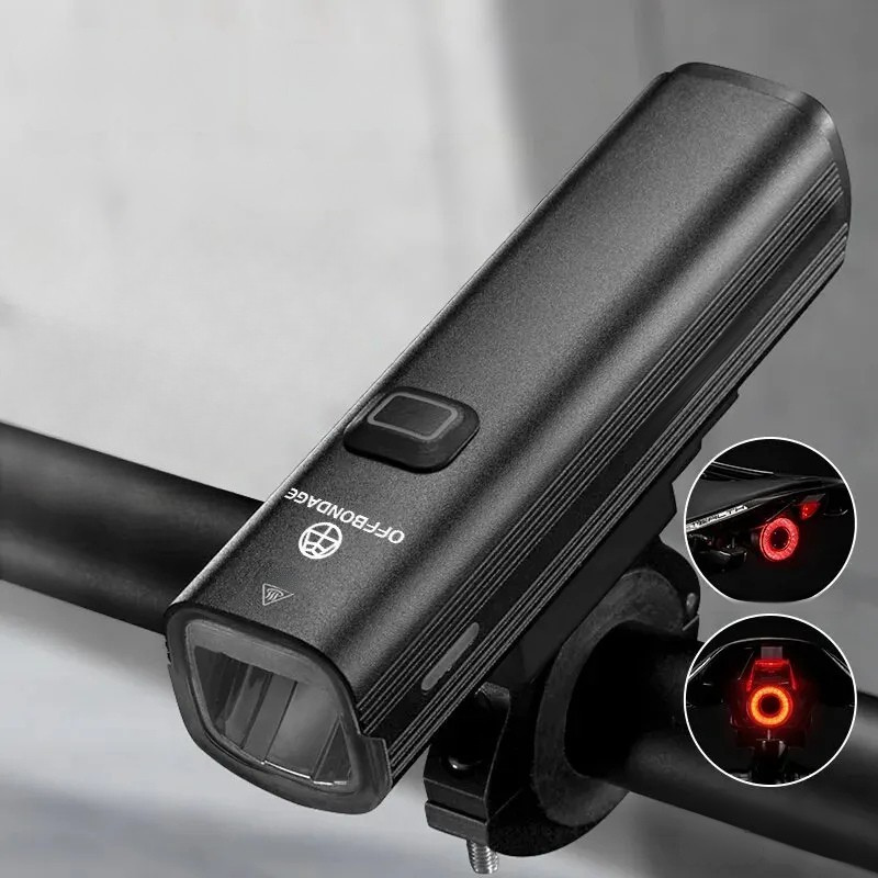 Moktan Sabai OFFBONDAGE 1000Lumen Bike Headlight USB Rechargeable MTB Road Bicycle Flashlight