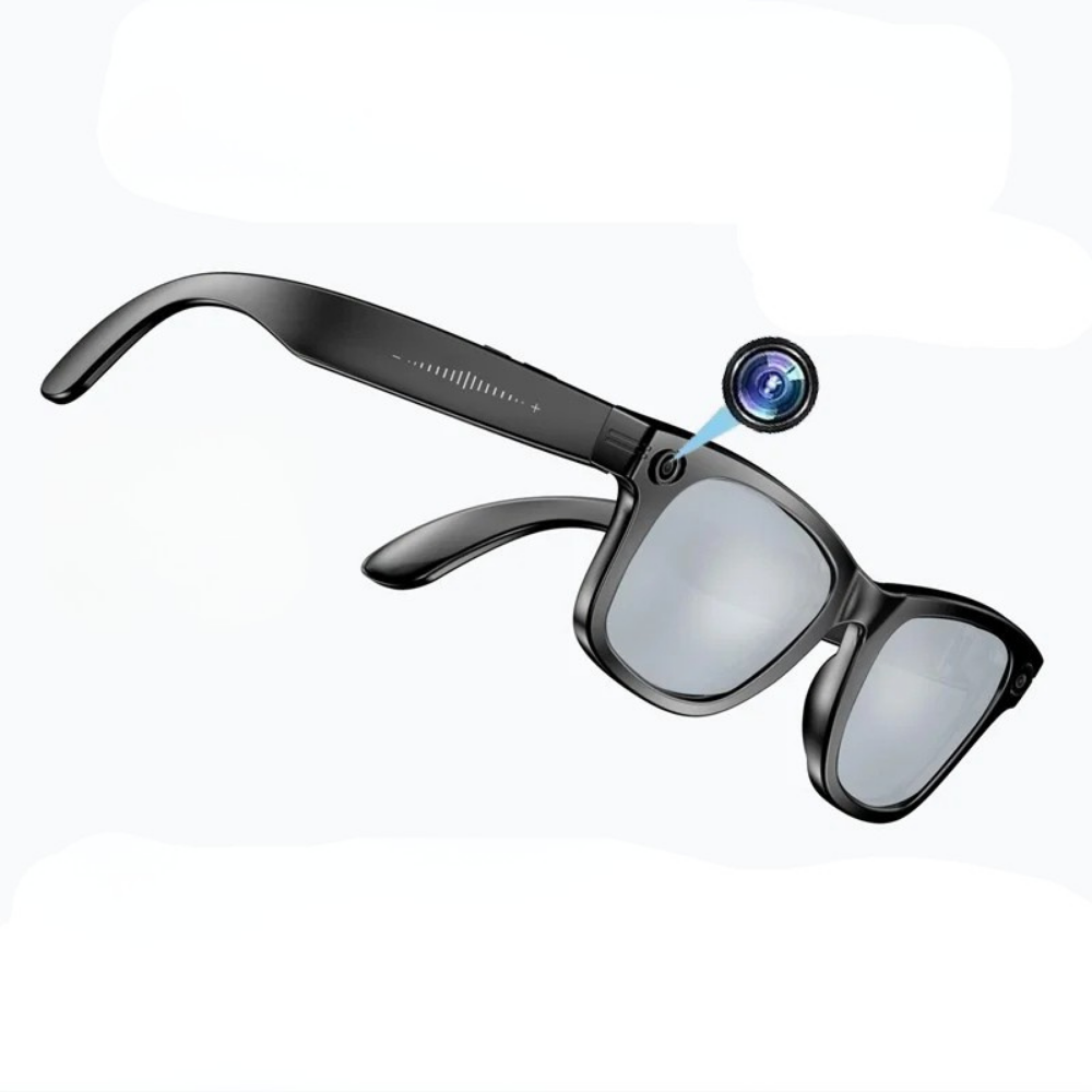 Moktan Sabai AI Smart Camera Glasses Photo Video Recording Translation Bluetooth Call Sunglasses Cool Silver
