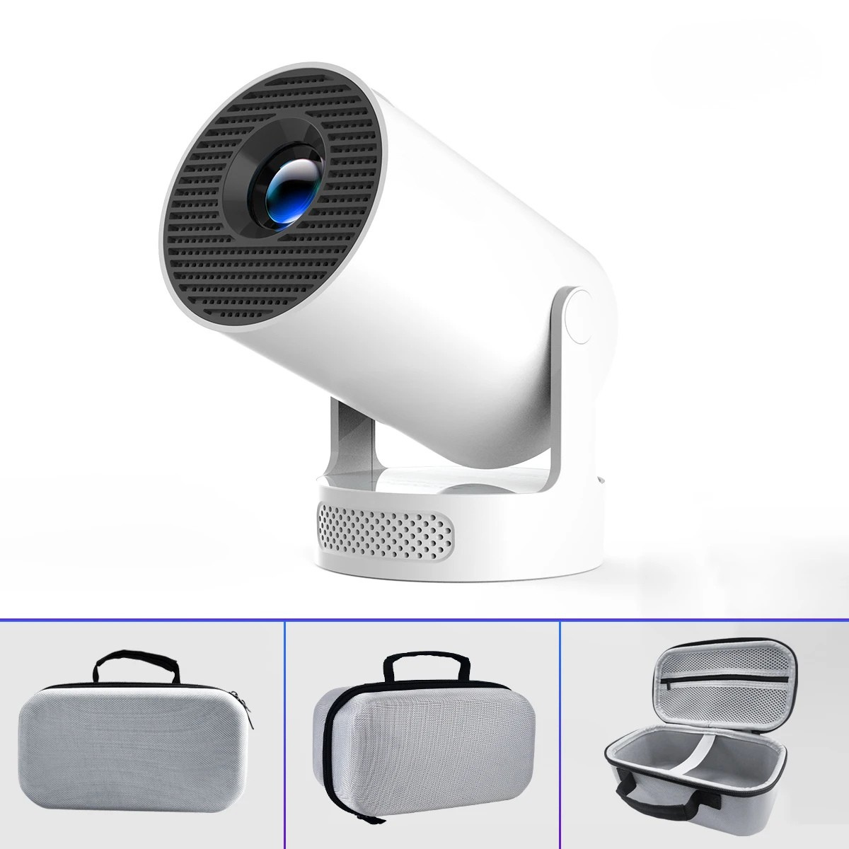 Moktan Sabai 8K HD Portable Projector with WiFi6 BT5.0 Android Home Theater Outdoor Cinema HY300Pro NewWhiteBag