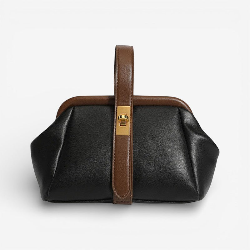 Moktan Sabai Adjustable Strap Crossbody Bag with Handle Black