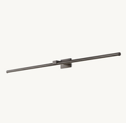 Moktan Sabai Brass LED Picture Light 12"-60" 2700K Modern Art Wall Lamp Black