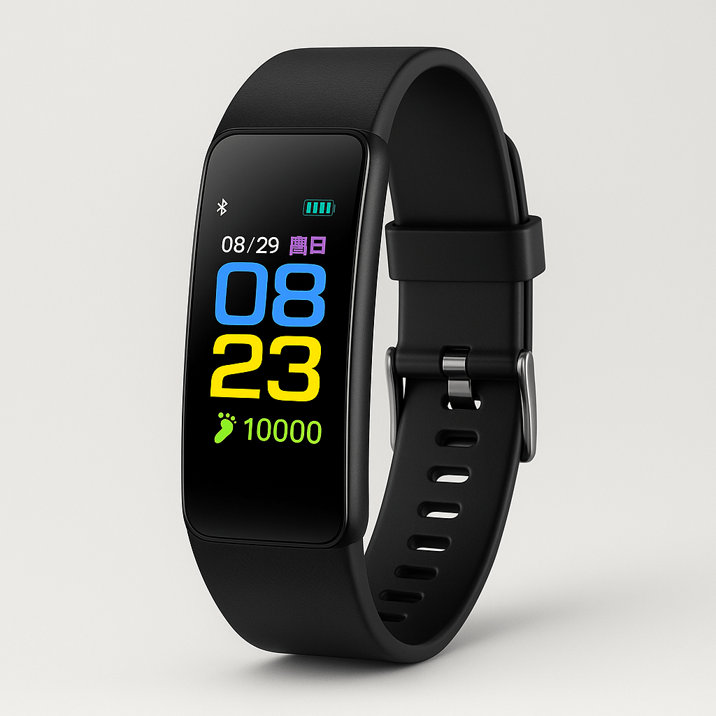 Moktan Sabai Wellness Tracker | Fitness Tracker Watch with Heart Rate Monitoring & Sleep Tracking | Lightweight Design for Daily Activity
