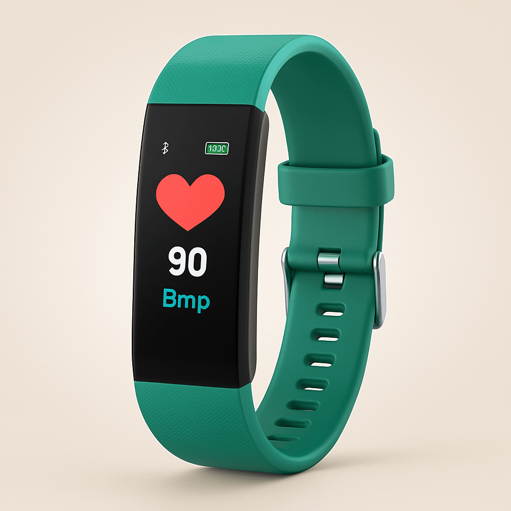 Moktan Sabai Wellness Tracker | Fitness Tracker Watch with Heart Rate Monitoring & Sleep Tracking | Lightweight Design for Daily Activity