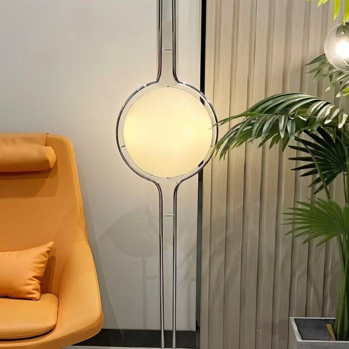 Moktan Sabai Modern Globe Standing Lamp Floor to Ceiling Home Decor Light