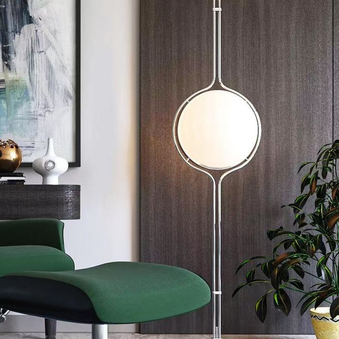 Moktan Sabai Modern Globe Standing Lamp Floor to Ceiling Home Decor Light