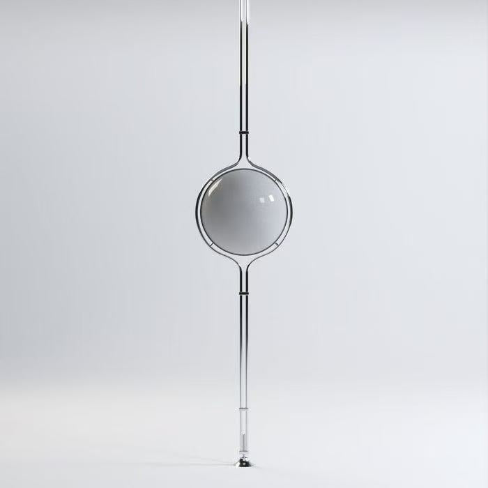 Moktan Sabai Modern Globe Standing Lamp Floor to Ceiling Home Decor Light