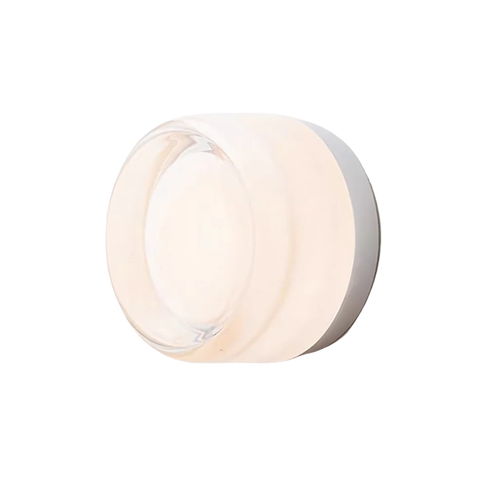 Moktan Sabai Nordic Acrylic Dimple LED Wall Sconce 1-Light 3-Color Adjustable White Light