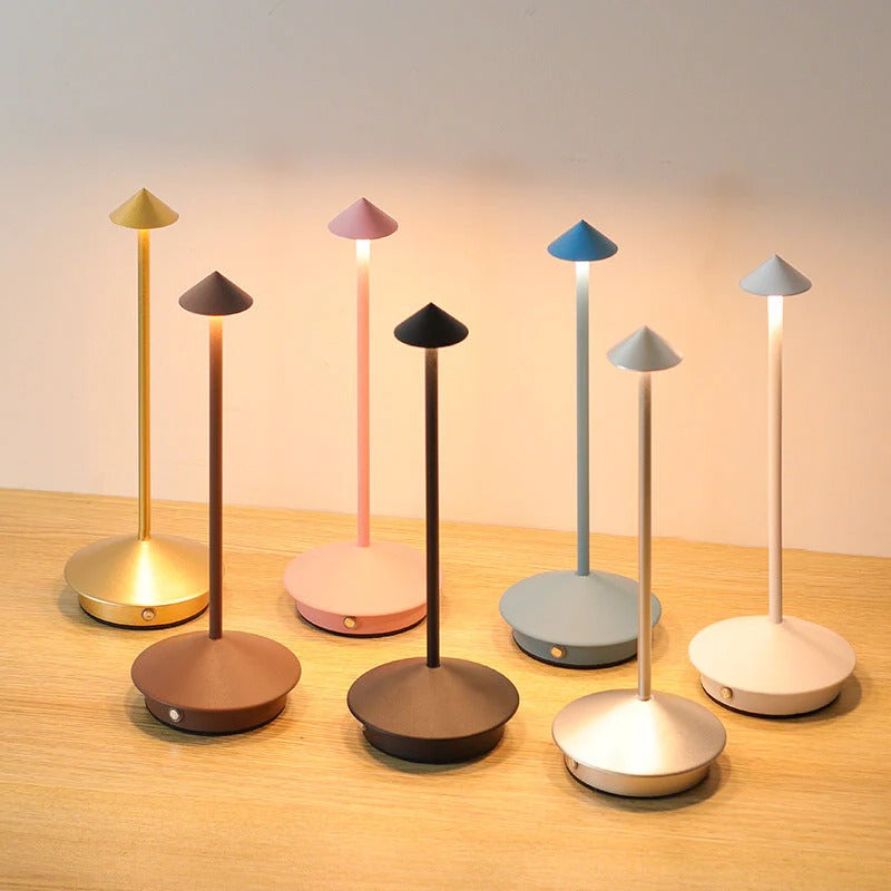 Moktan Sabai Wireless LED Table Lamp with Touch Dimming | Cordless Ambient Lighting