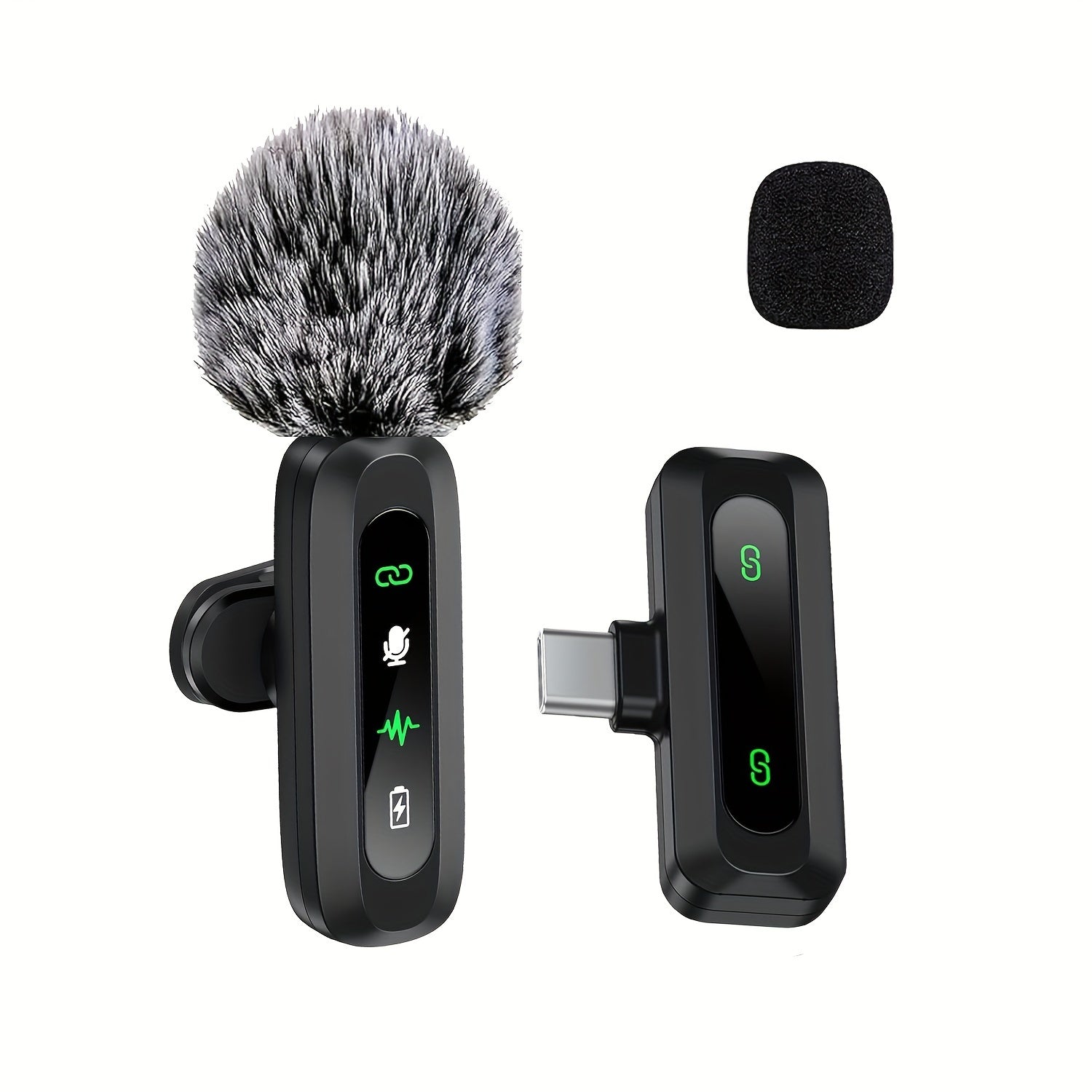 Moktan Sabai Wireless Lavalier Microphone – USB-C Clip-On Mic for Smartphones & Vlogs 1 Typ-C