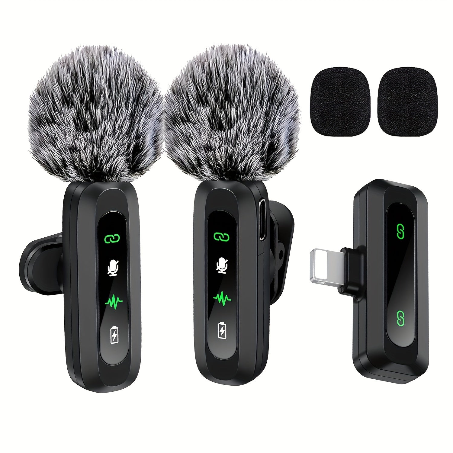Moktan Sabai Wireless Lavalier Microphone – USB-C Clip-On Mic for Smartphones & Vlogs 2 iPhone 8-14