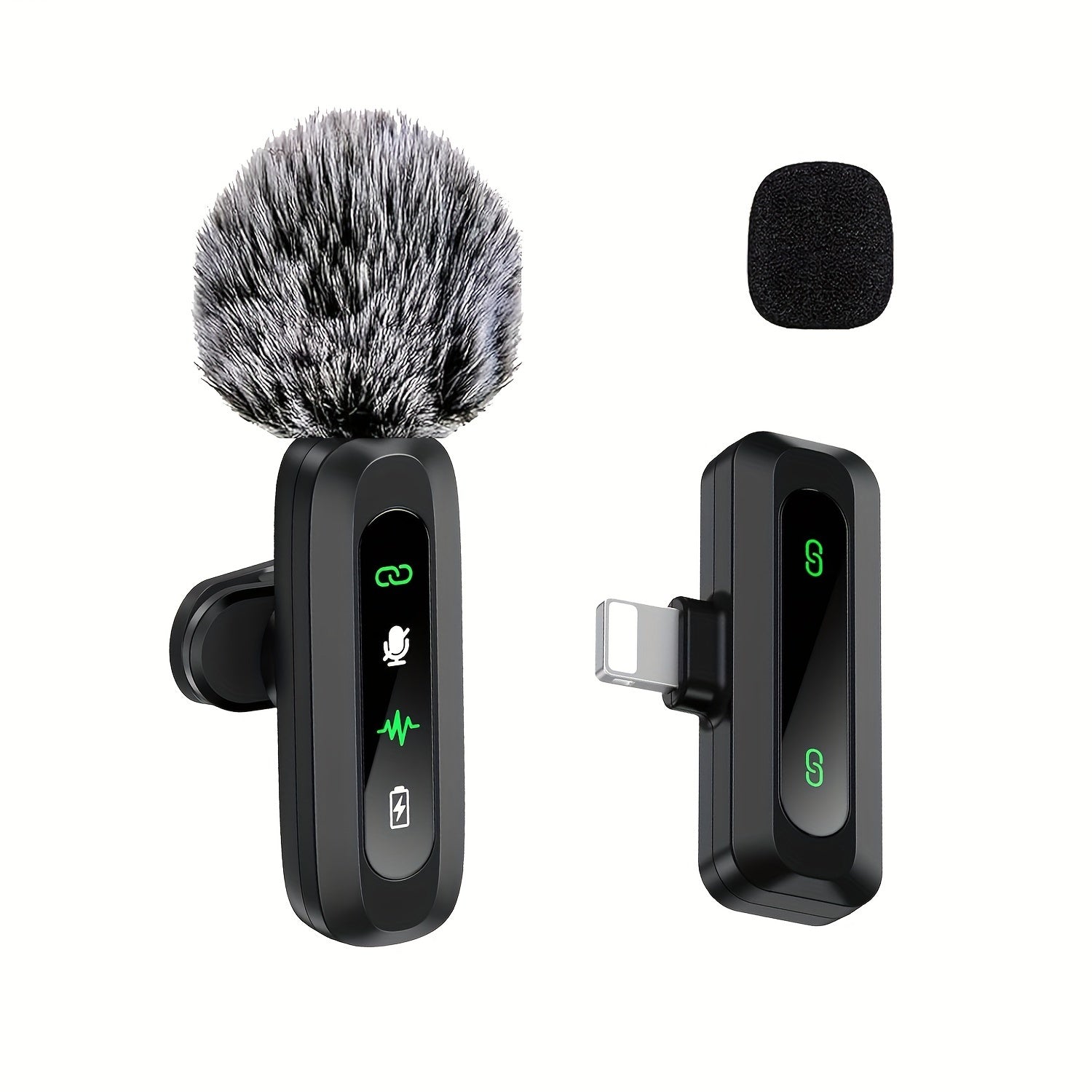 Moktan Sabai Wireless Lavalier Microphone – USB-C Clip-On Mic for Smartphones & Vlogs 1 iPhone 8-14