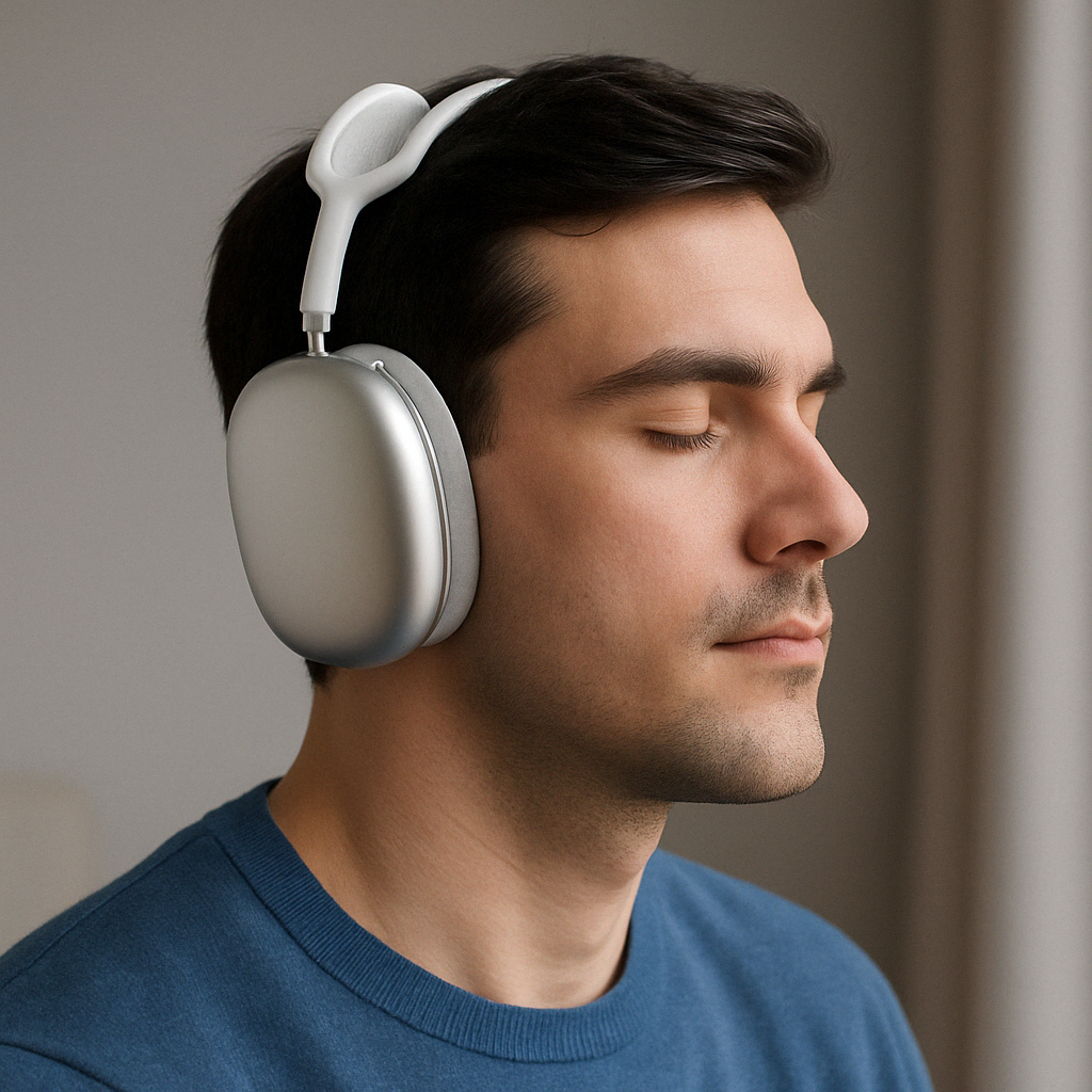 Moktan Sabai Wireless Noise Cancelling Headphones | Deep Bass Over Ear Design for Immersive Sound Experience