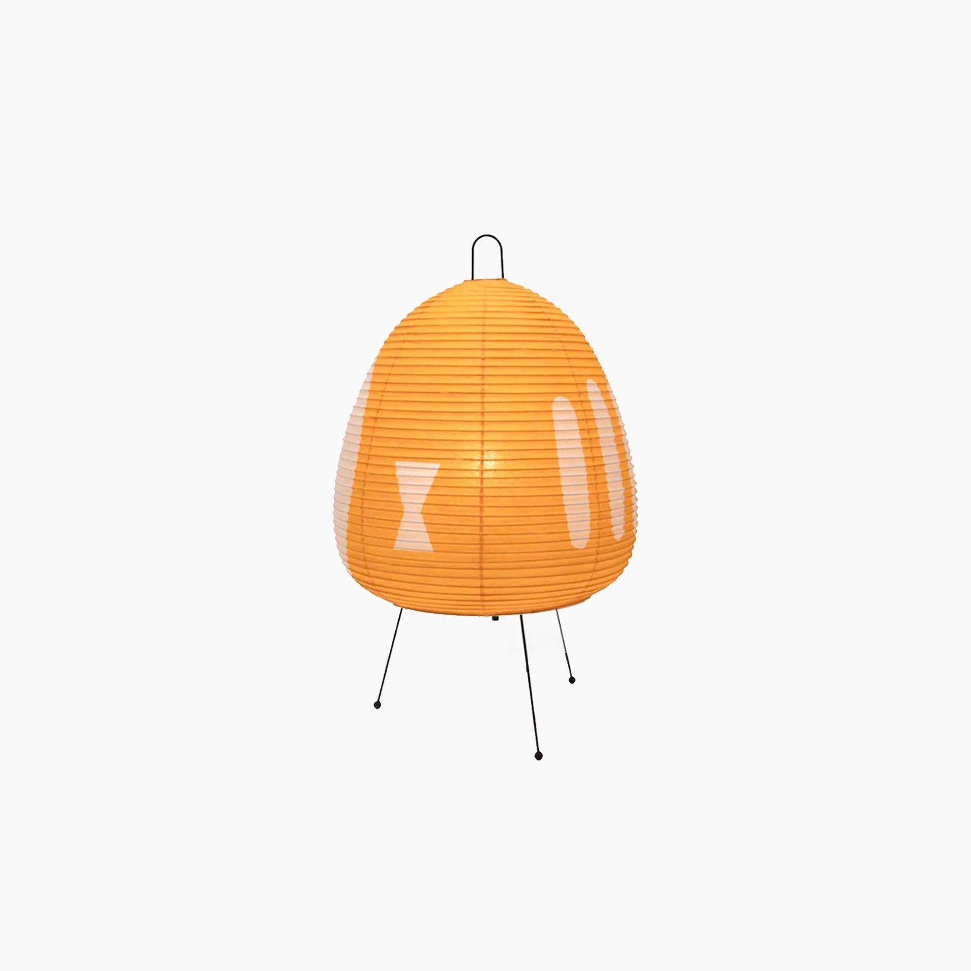 Moktan Sabai Rice Paper Floor Lamp | Modern Ambient Lighting Decor Yellow