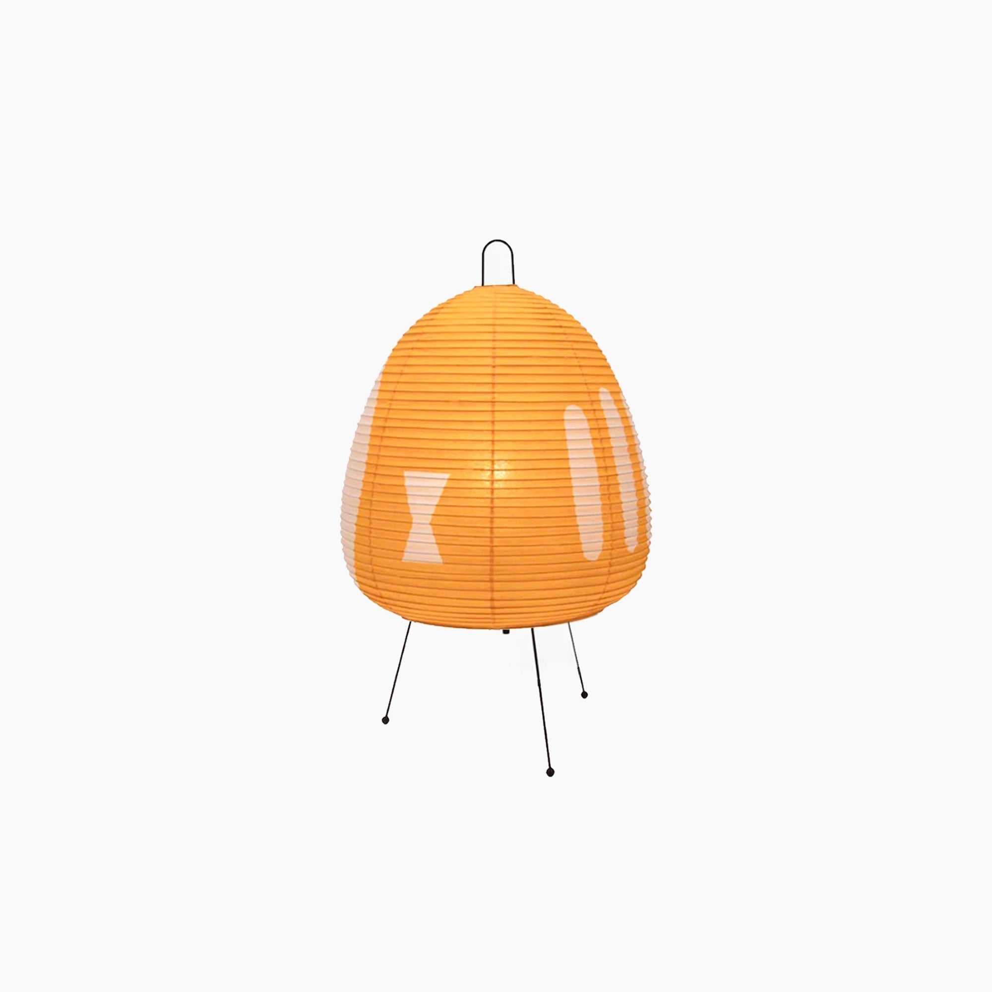 Moktan Sabai Rice Paper Floor Lamp | Modern Ambient Lighting Decor Yellow