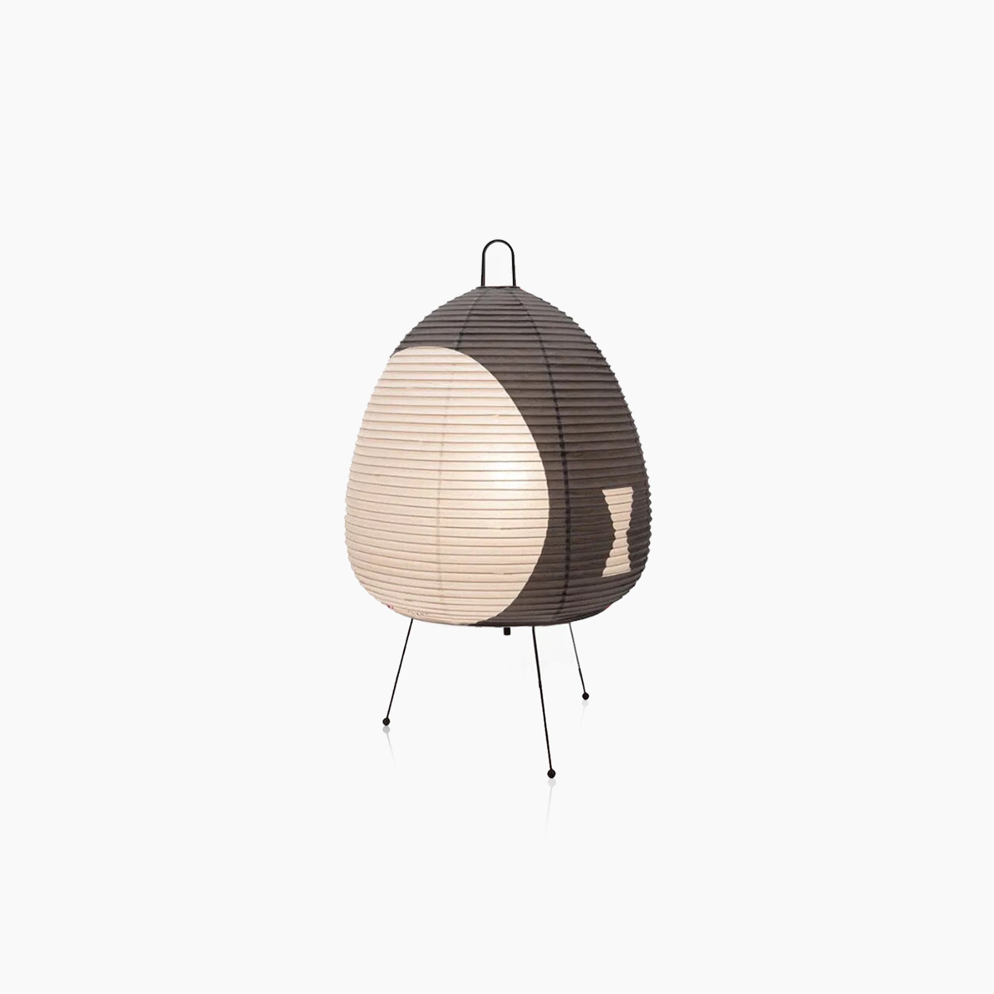 Moktan Sabai Rice Paper Floor Lamp | Modern Ambient Lighting Decor Gray