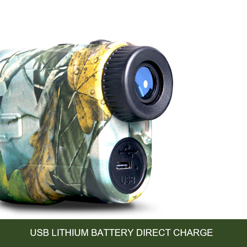 Moktan Sabai 1000 Yard Laser Rangefinder Hunting Golf Range Finder 6.5X Rechargeable