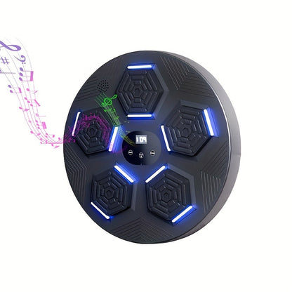 Wall-Mounted Musical Boxing Machine – Smart Target Trainer with Music & LED Display Moktan Sabai