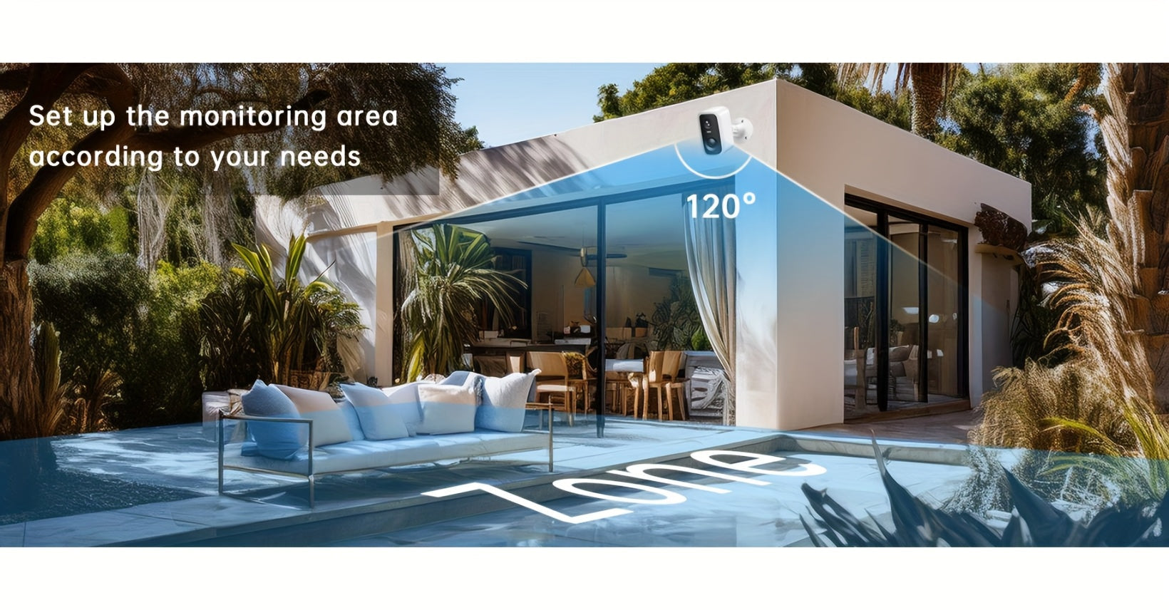 Moktan Sabai - 5MP Solar Security Camera with 360° View & AI Detection