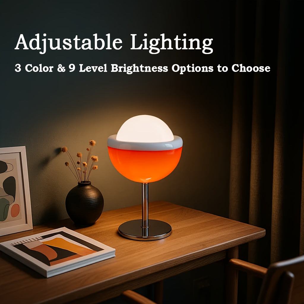 Moktan Sabai USB Dimmable Desk Lamp – Tri-Color LED Night Light for Bedroom & Gift Holidays