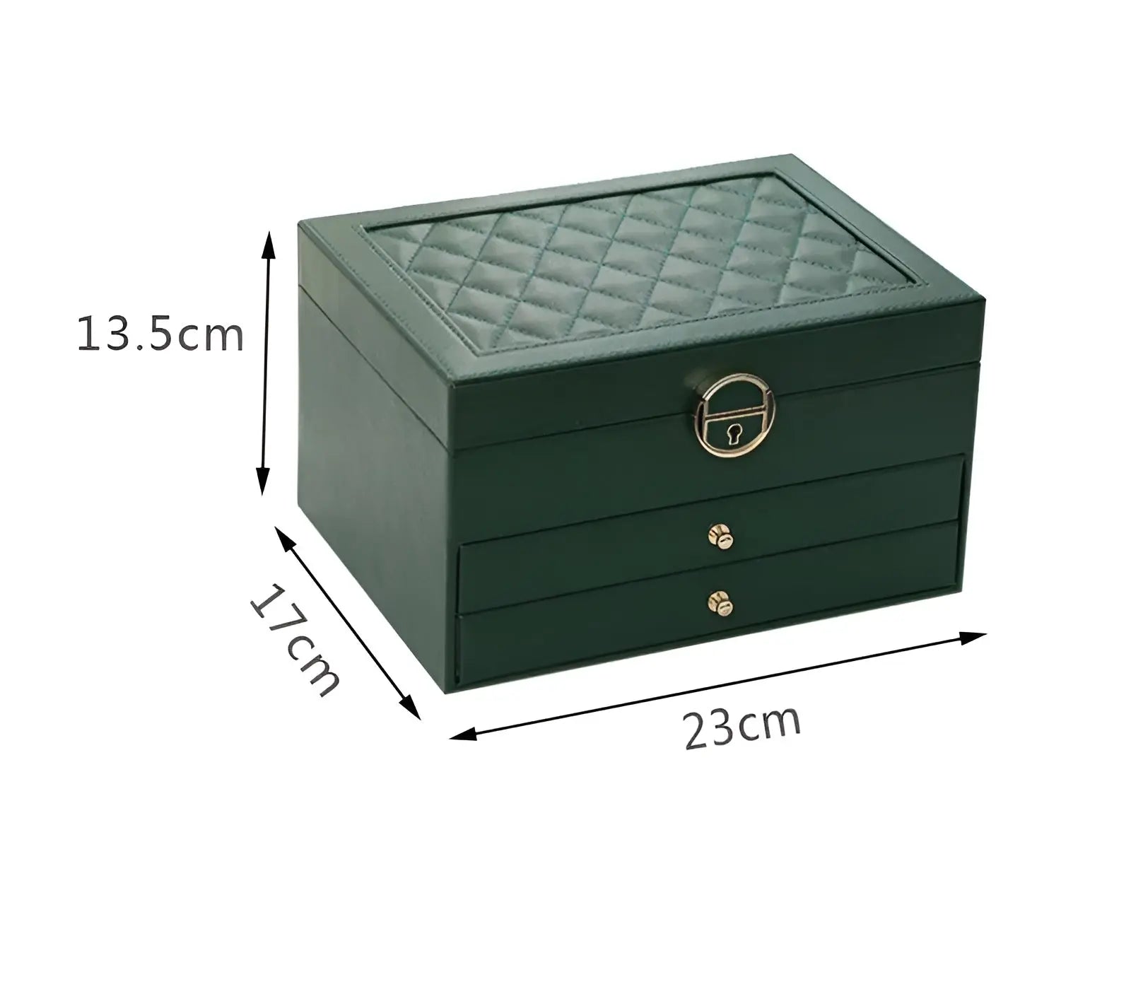 Moktan Sabai PU Leather Jewelry Box Organizer Multi Layer Jewelry Storage Case with Compartments