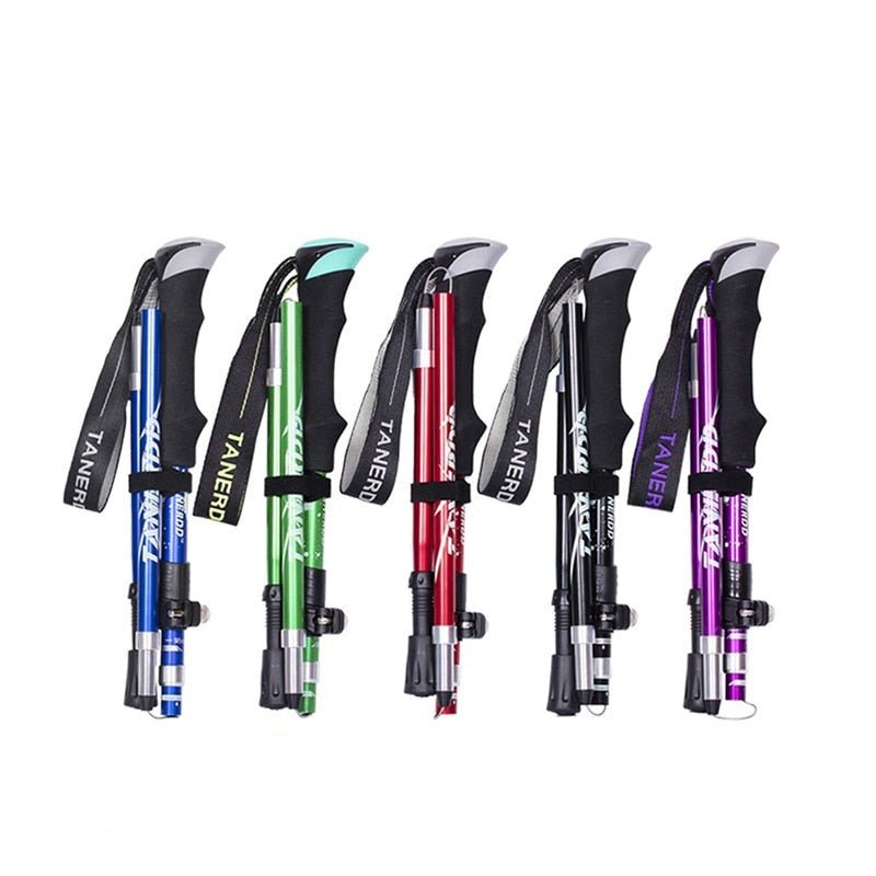 Moktan Sabai Adjustable Foldable Hiking Poles 110–135cm Trekking Sticks