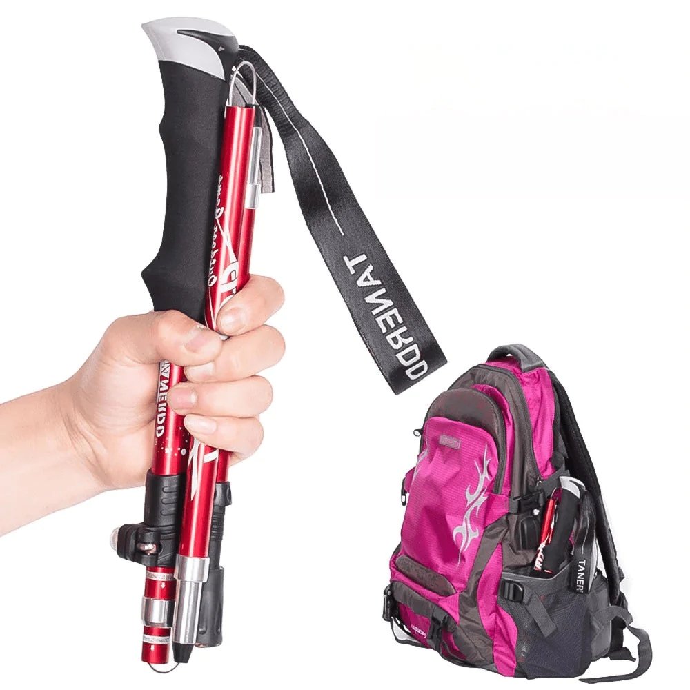 Moktan Sabai Adjustable Foldable Hiking Poles 110–135cm Trekking Sticks