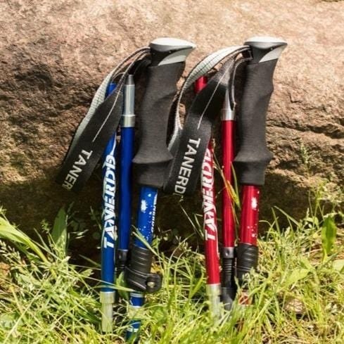 Moktan Sabai Adjustable Foldable Hiking Poles 110–135cm Trekking Sticks