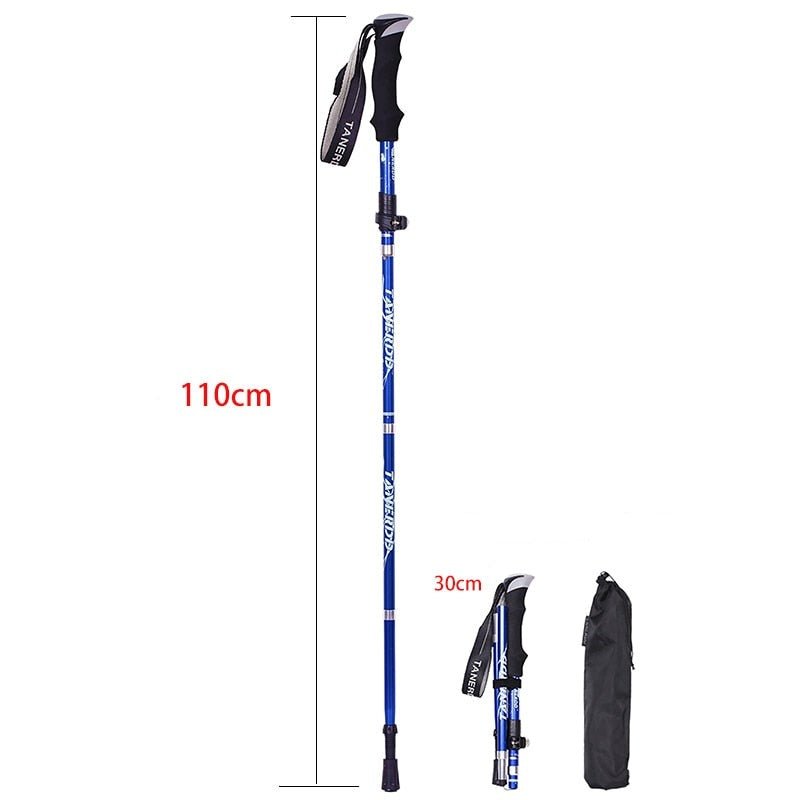 Moktan Sabai Adjustable Foldable Hiking Poles 110–135cm Trekking Sticks