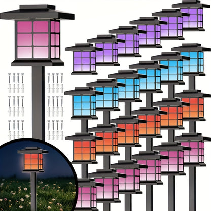 Outdoor Solar Path Lights – 600mA Waterproof LED Landscape Lights (different Sizes Available)