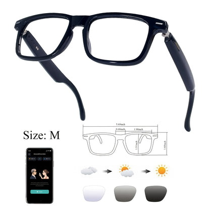 AI Smart Glasses with Real-Time Translation, Music, GPT, and HD Voice Calls