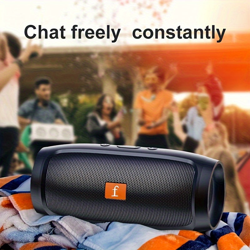 Wireless Bluetooth Speaker with Dual Subwoofer, Loud Surround Sound for Home & Car