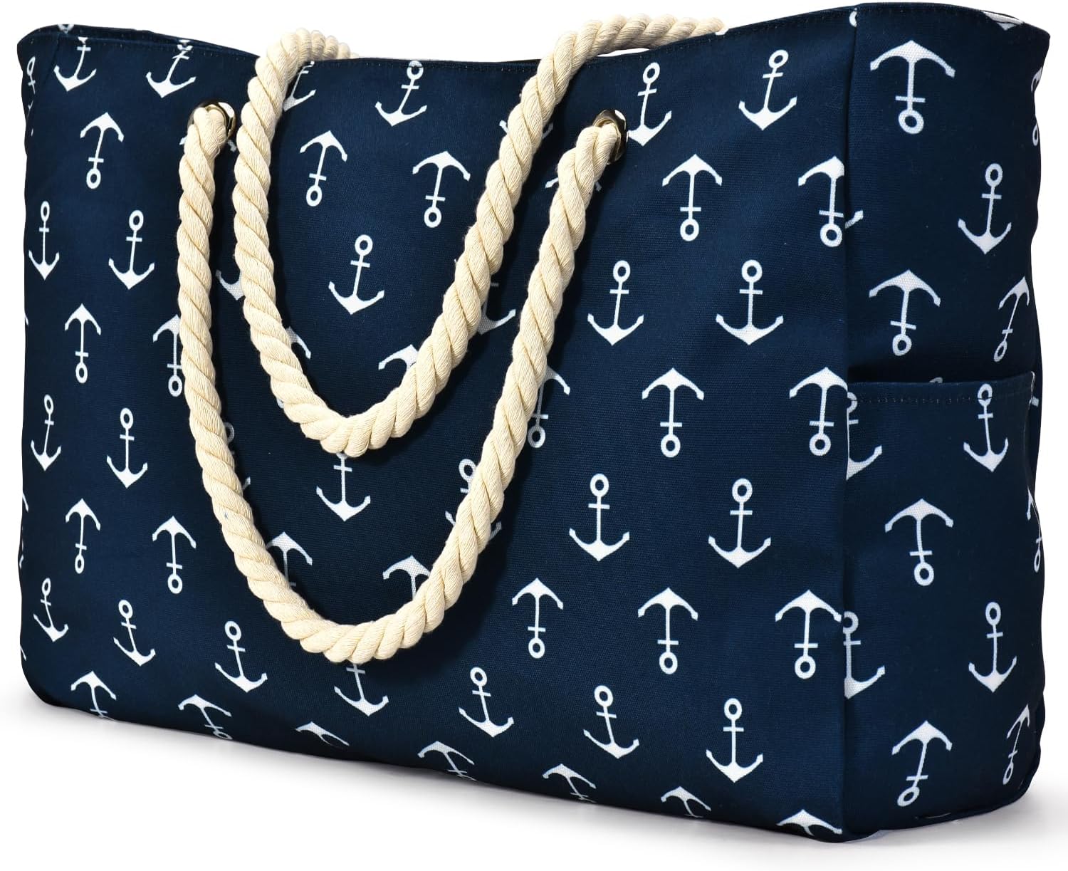 Moktan Sabai Waterproof Large Tote Bag with Zipper & Bottle Pockets