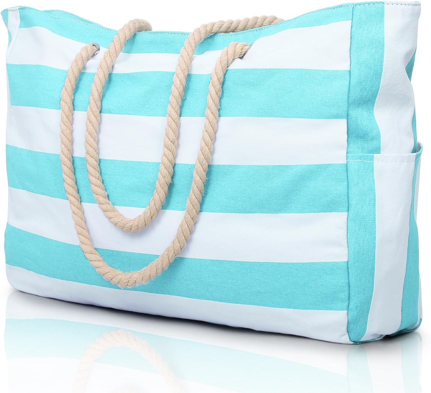 Moktan Sabai Waterproof Large Tote Bag with Zipper & Bottle Pockets