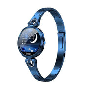 Moktan Sabai Women’s Smartwatch Fitness Tracker Waterproof Heart Rate Sleep Activity Watch Blue