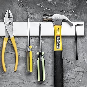 Moktan Sabai 14 Inch Magnetic Knife Holder Stainless Steel Wall or Fridge Tool Rack