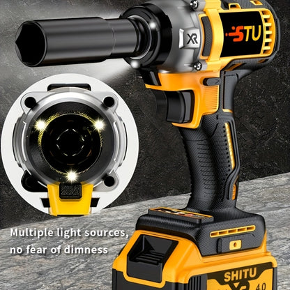 21V Cordless Impact Wrench Drill – Brushless, 4000mAh, Kit w/ Case & Sockets