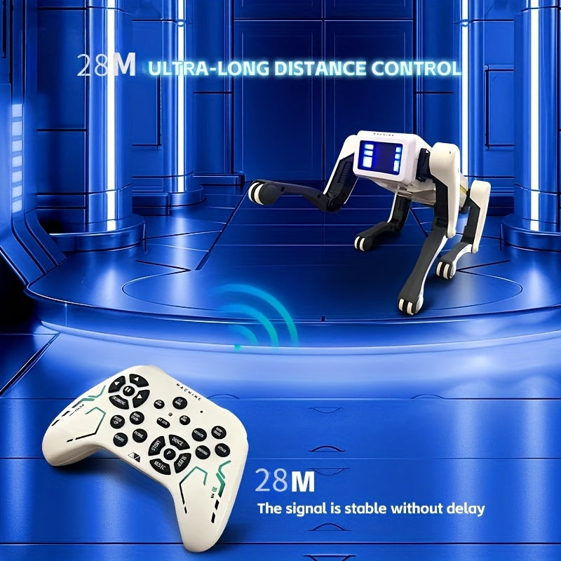 Smart Robot Dog with Voice Commands - Programmable Tech Toy for Kids