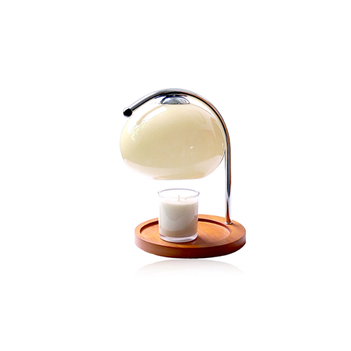 Moktan Sabai Retro Glass Candle Warmer Lamp | Dimmable Aromatherapy Light for Elegant Home Fragrance