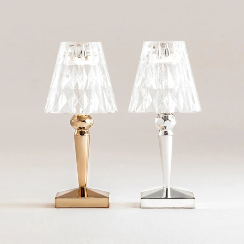 Moktan Sabai Crystal Table Lamp Luxury Bedside Nightstand Glam Lighting Decor