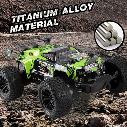 All-Terrain RC Off-Road Toy Car – 2.4GHz Remote Control, Durable Alloy Body