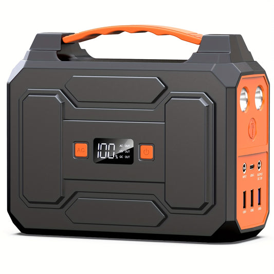 300W Solar Generator Portable Power Station for Camping, Travel & Home Use