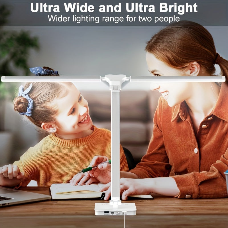 Moktan Sabai Adjustable LED Desk Lamp – Touch Dimmable Gooseneck Light for Office & Reading