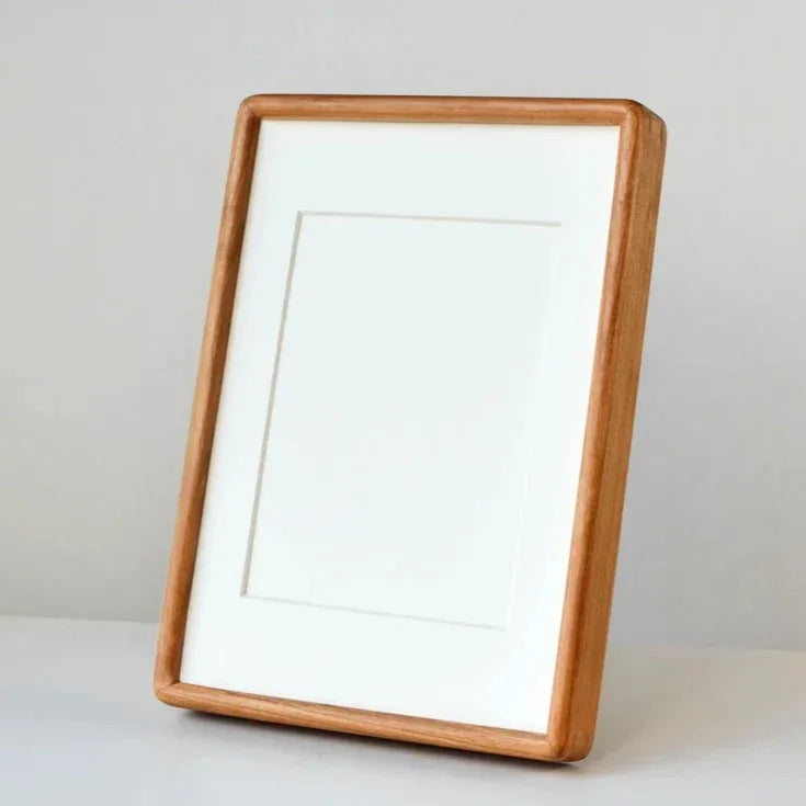 Moktan Sabai Solid Wood Photo Frame | Mortise Tenon Handcrafted Display for Photos & Home Décor Cherrywood
