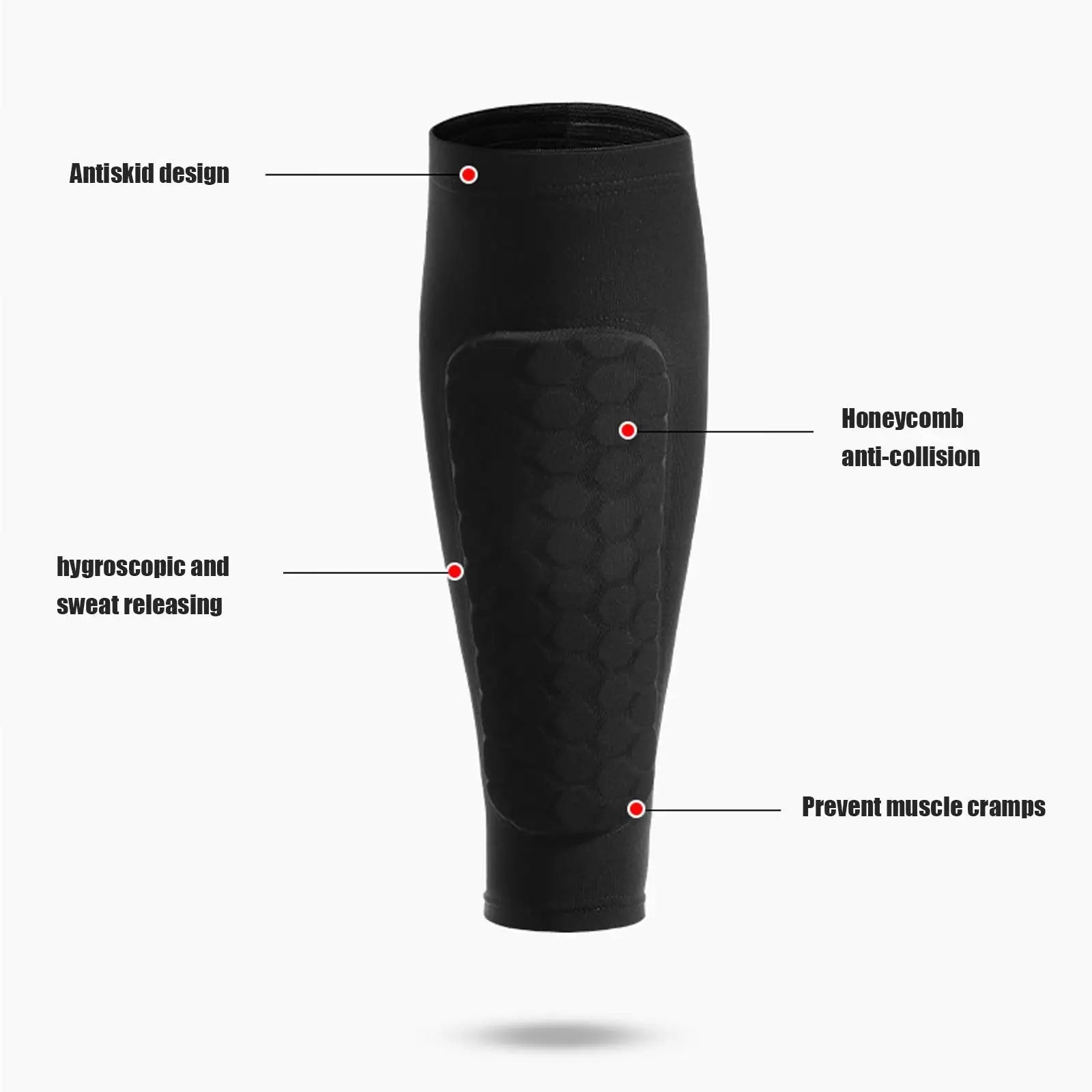 Moktan Sabai 1 Pair Honeycomb Soccer Shin Guards