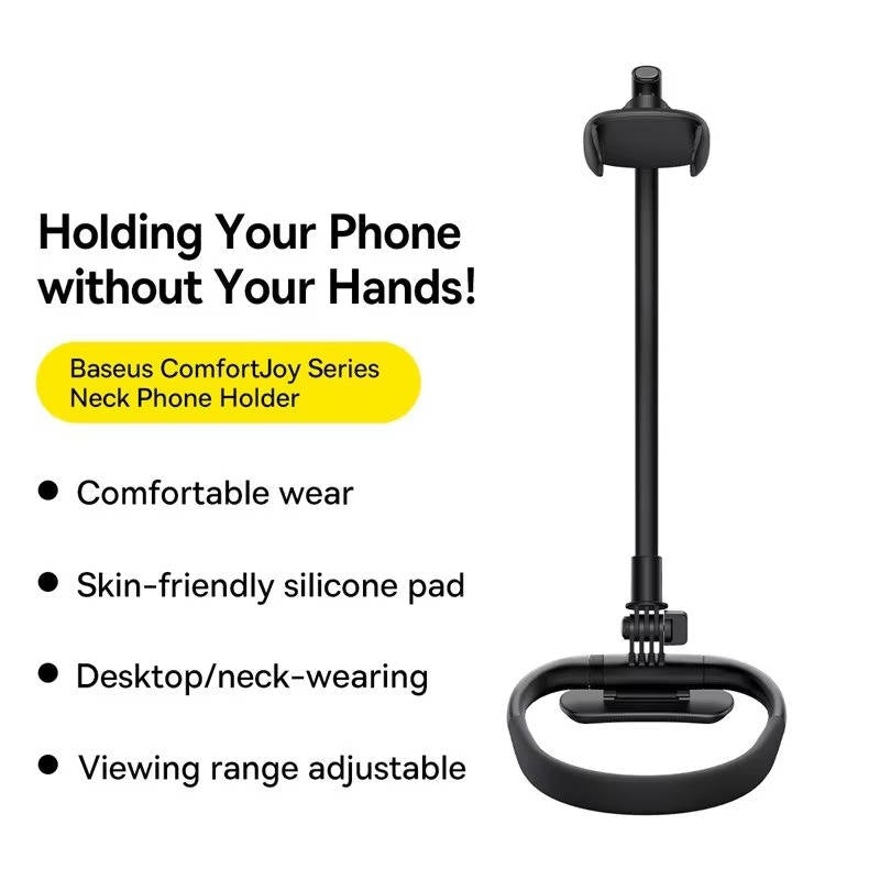 Moktan Sabai Hands-Free Neck Phone Holder Adjustable Flexible Mount for Bed & Desk