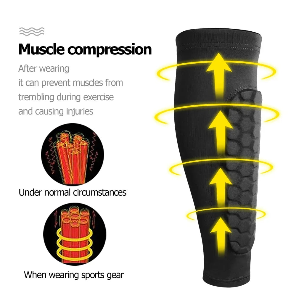 Moktan Sabai 1 Pair Honeycomb Soccer Shin Guards