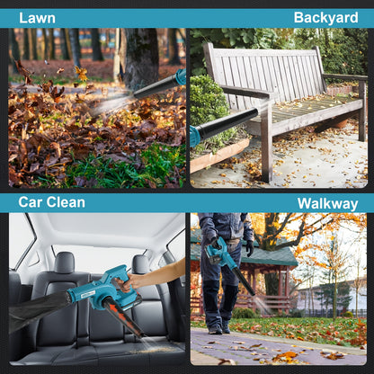 Cordless Leaf Blower Vacuum with Super Suction | For Yard & Lawn Cleaning