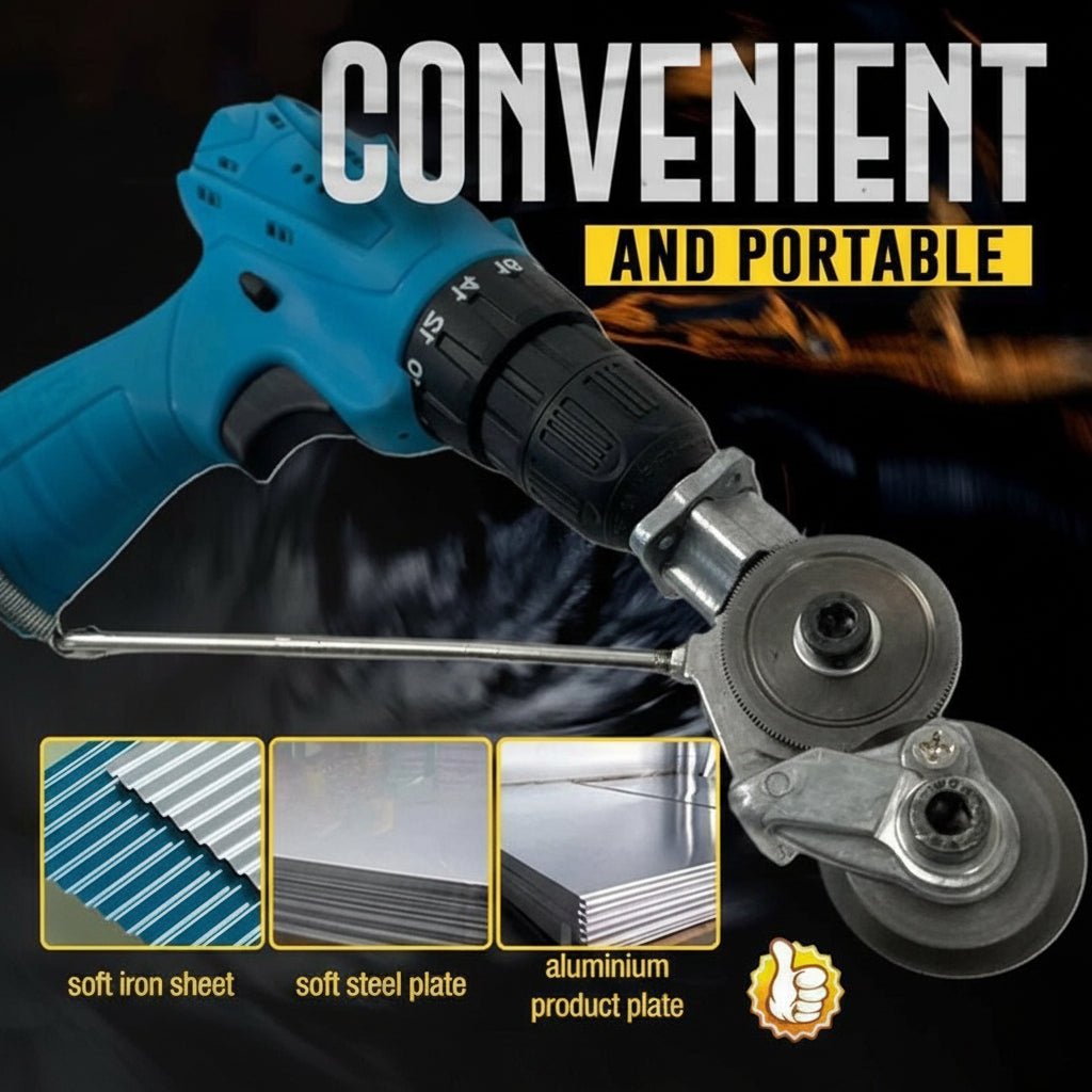 Moktan Sabai Drill Attachment Sheet Metal Cutter Nibbler Tool for Electric Drill