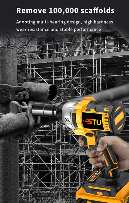 21V Cordless Impact Wrench Drill – Brushless, 4000mAh, Kit w/ Case & Sockets
